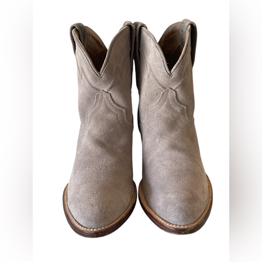 Cuero Suede Western Boots Size 8 B